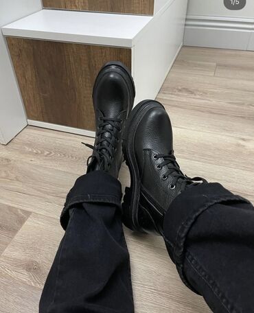 Ботинки и ботильоны: Кожанные ботинки — 7