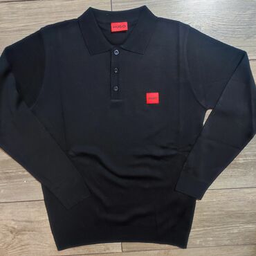 duks sa kragnicom: Sweatshirt, Boss, color - Black