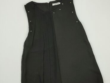czarne bluzki bez rękawów: Blouse, M (EU 38), condition - Good