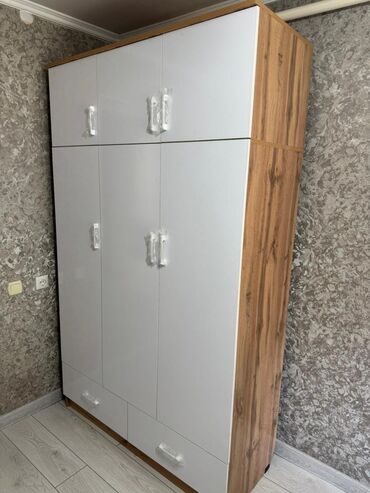 мебель шкафы для одежды: Кийим салуучу шкаф, Жаңы, Түз, ЛДСП
