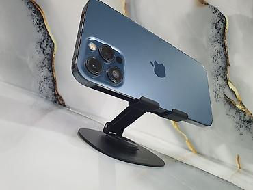 IPhone 12 Pro Max, Б/у, 256 ГБ, Pacific Blue, Чехол, 80 %