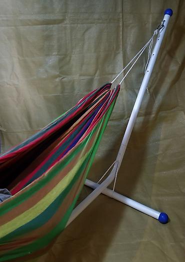 Другое для спорта и отдыха: ПРОДАМ ОПОРА для подвесного гамака из профильной стальной трубы 30х30 — 18