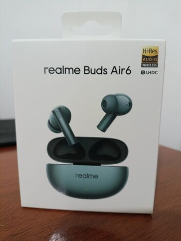 akg наушник: Realme Buds Air 6 новые Модель 2024 года Чехол в подарок г.Бишкек