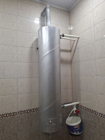 metlax ucuz: Gence- Гянджа Qazla işləyən şaquli hamam/kombi tipli su qızdırıcısı -