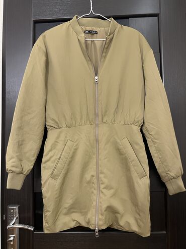 Otaq bitkiləri: Yeni - Zara devetüyü rəngli, uzunqol bomber plaş don. Ön hissədən — 10