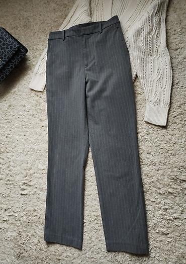 armani: UNIQLO sive pantalone na tanke pruge u velicini XS. Perfektno stanje ☆ — 4