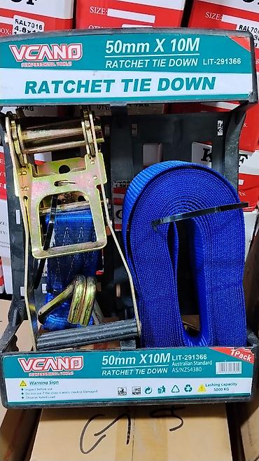Стяжной ремень с храповиком VCANQ (Ratchet Tie Down) - Размер ленты at lalafo.kg Стяжной ремень с храповиком VCANQ (Ratchet Tie Down) - Размер ленты