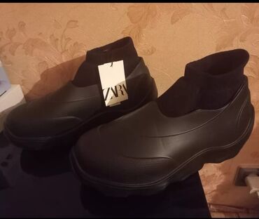 qiz ucun botlar: Zara, Ölçü: 41, rəng - Qara, Yeni