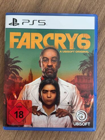 diskilər: Far Cry 6 PS5 üçün. 1 dəfə oynanılıb. Təzə kimidir, cızığı və.s
