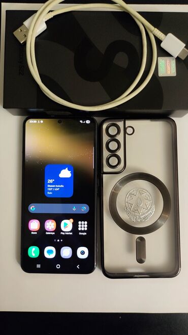 şirəçəkən qiyməti: Samsung Galaxy S22 5G, 128 GB, rəng - Qara, Barmaq izi, İki sim kartlı, Face ID