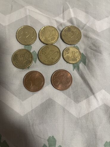 коллекционные деньги: 💰 Продаю монеты евро цент Общий номинал: 150 € Состояние: хорошие