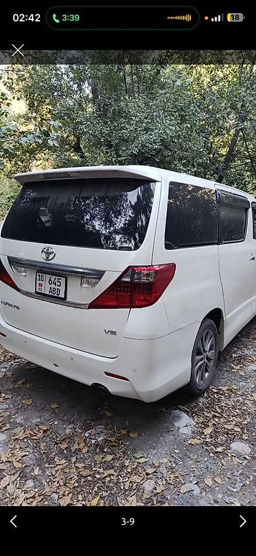 мотор альфард: Toyota Alphard: 2010 г., 3.5 л, Автомат, Бензин, Минивэн — 4