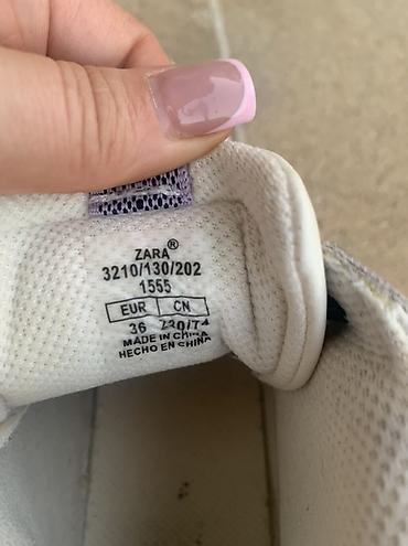 Qadın ayaqqabıları: Zara, Ölçü: 36, rəng - Bənövşəyi, İşlənmiş — 2