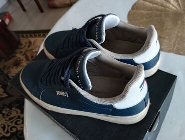 Кроссовки и спортивная обувь: Мужские кроссовки, 39, Tommy Hilfiger, Б/у, цвет - Синий, Самовывоз