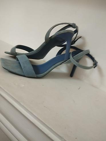 Tuflilər: Tuflilər, Ölçü: 38, rəng - Göy, İşlənmiş — 3