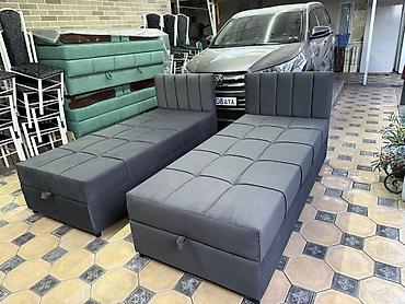 Односпальные кровати: Односпальная тахта с подъёмным коробом - Компактная тахта с вшитым — 6