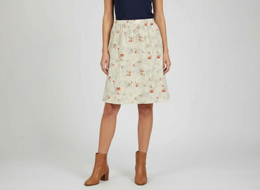 spódniczka welurowa: Women`s skirt, size M