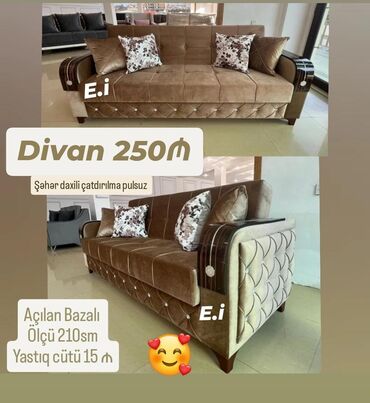 Masa və oturacaq dəstləri: Divan, Yeni