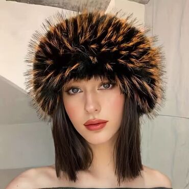 Kape: Ženska zimska krznena kapa – elegantan ruski stil - Model: duboka — 7