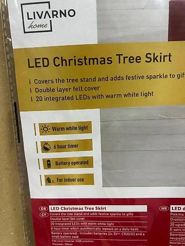 stilsko: LED dekorativna suknja za božićnu jelku – Livarno Home - Prekriva — 5