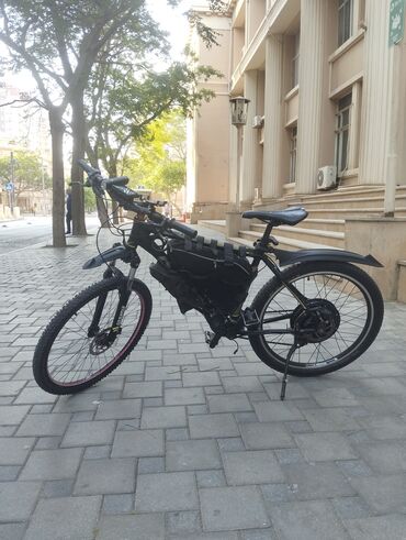трехколесный велосипед для взрослых в баку: İşlənmiş Elektrik velosipedi Kross, 26", sürətlərin sayı: 7, 750 < Vt, Ödənişli çatdırılma