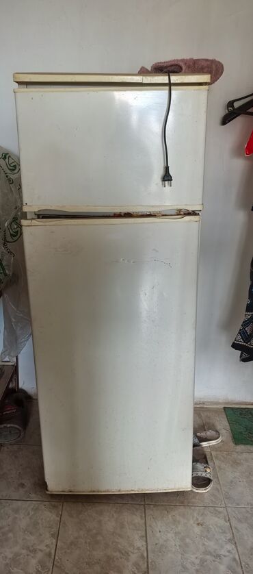 Mətbəx üçün digər texnika: İki qapılı soyuducu - Üst hissədə dondurucu bölmə, alt hissədə əsas