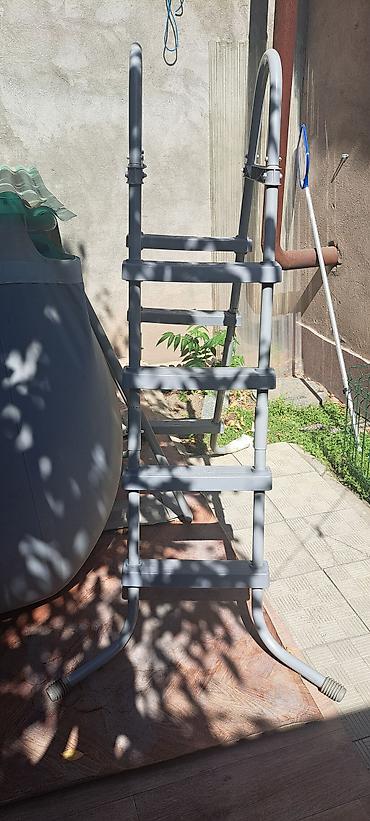 бассеины: Продам бассейн Bestway power Steel б/у Длина 4м 10 см Ширина 2м 10 см — 4