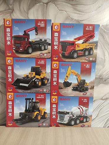 truck: Конструкторы SANY (Sembo Block) 6-в-1: строительная техника + робот — 1