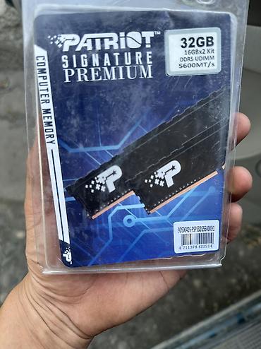 Оперативная память (RAM) для ПК, Новый, Patriot, 16 ГБ, DDR5, 5600 МГц at lalafo.kg — 2 Оперативная память (RAM) для ПК, Новый, Patriot, 16 ГБ, DDR5, 5600 МГц — 2