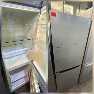 Paltaryuyan maşınlar: 2 qapılı Indesit Soyuducu Satılır, rəng - Gümüşü