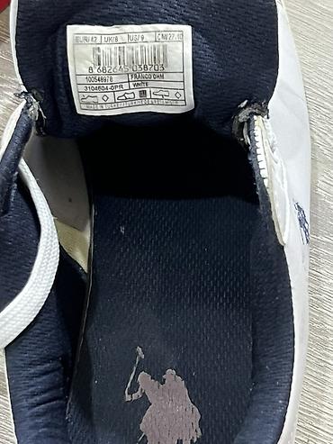 Кроссовки и спортивная обувь: Оригинал ….Кеды U.S. Polo Assn. Franco DHM - Оригинальные белые кеды — 4