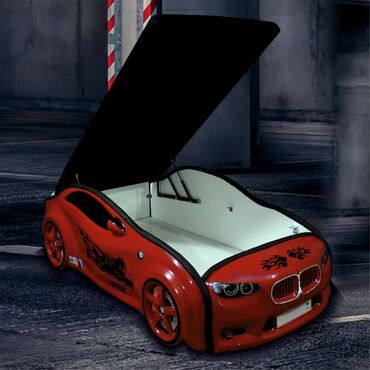 Uşaq üçün maşın çarpayıları: Yeni, Hazır, Maşın-çarpayı, Matras ilə, Siyirməsiz — 12