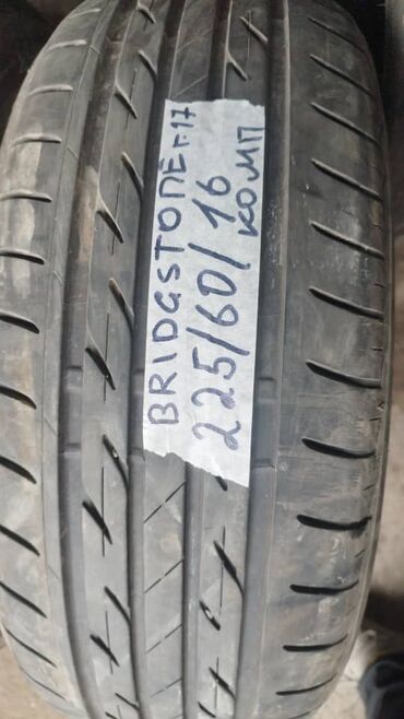 Шины: Шины 225 / 60 / R 16, Лето, Б/у, Комплект, Легковые, Япония, Bridgestone