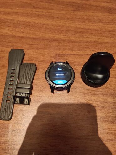 komandir saatlari: İşlənmiş, Smart saat, Samsung, Аnti-lost, rəng - Qara