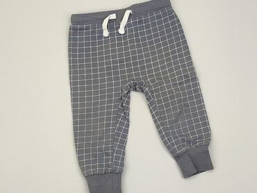 spodnie w kratę do spania: Spodnie dresowe, 6-9 m, stan - Dobry