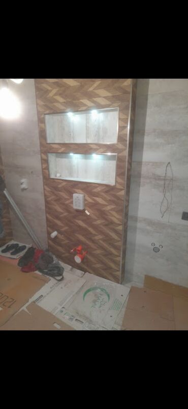 Plitə işləri: Xidmət: Hamam/Tualet kafel-metlax və niş qurulması Təsvir: - — 8