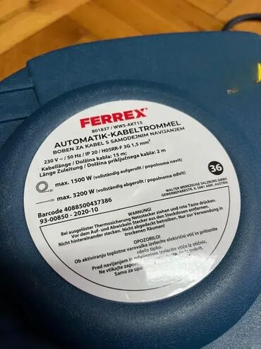 Elektro materijal: *** AKCIJA *** #1594 Automatska motalica za kabal za ugradnju na zid; — 4