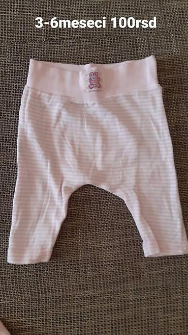argentinski dres: Bebi pantalone/helanke za uzrast 3–6 meseci. Svetloružičaste sa — 1