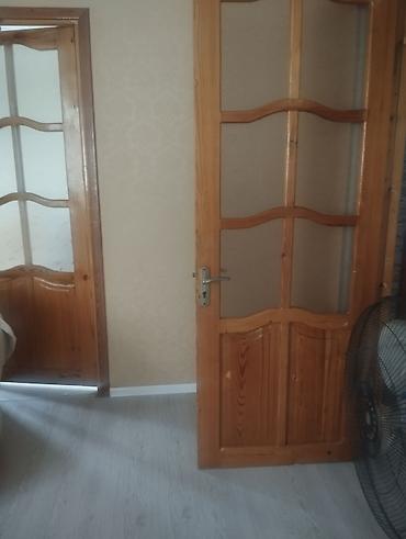 sef qaplar: Ağac çərçivəli şüşəli otaq qapıları - Material: təbii ağac (şam — 1