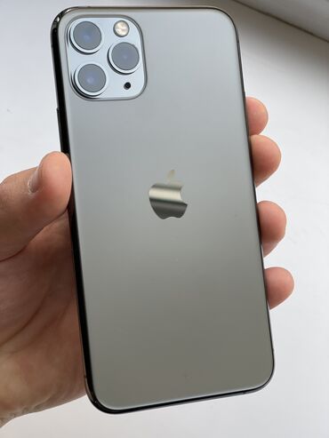 Apple iPhone: IPhone 11 Pro, Б/у, 256 ГБ, Space Gray, Защитное стекло, Чехол, Кабель, 93 %