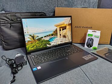 прокат ноутбуков: Ноутбук, Asus, 16 ГБ ОЗУ, Intel Core i5, 17 ", Новый, Для работы, учебы, память NVMe SSD