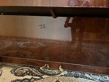köhnə mebel satışı: Upright (divar tipli) pianino – OKTABA markası. - Korpus: tünd — 5