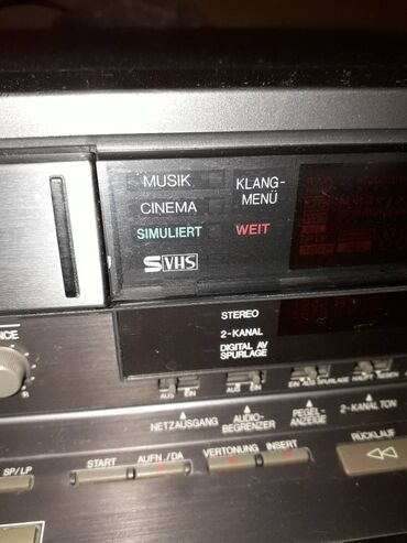 DVD və Blu-ray pleyerlər: Videomaqnitofon JVC HR-S5800EG S-VHS satılır. Kolleksiya modeli. Hifi -da lalafo.az — 5 DVD və Blu-ray pleyerlər: Videomaqnitofon JVC HR-S5800EG S-VHS satılır. Kolleksiya modeli. Hifi — 5