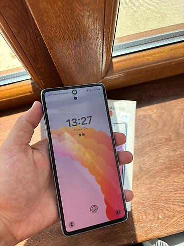 samsung netbook: Samsung Galaxy A53 5G, 128 GB, rəng - Göy, Barmaq izi, Face ID — 2