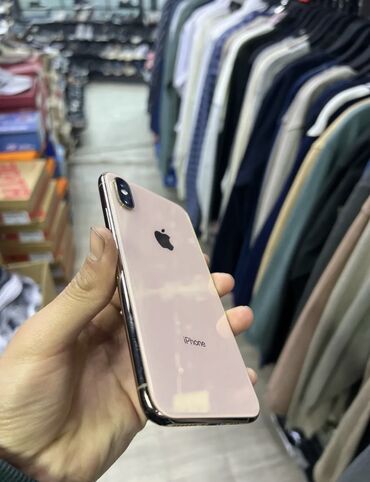 танка телефон: IPhone Xs, Колдонулган, 64 ГБ, Алтын, Коргоочу айнек, Каптама