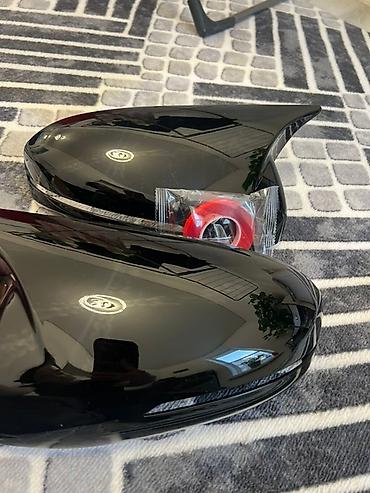 Транспорт: Накладки на наружные зеркала для Kia K5 (надпись на внутренней — 3