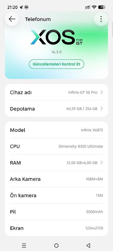 macbook pro adapter: Infinix GT 20 Pro, 256 GB, rəng - Narıncı, Sənədlərlə — 9
