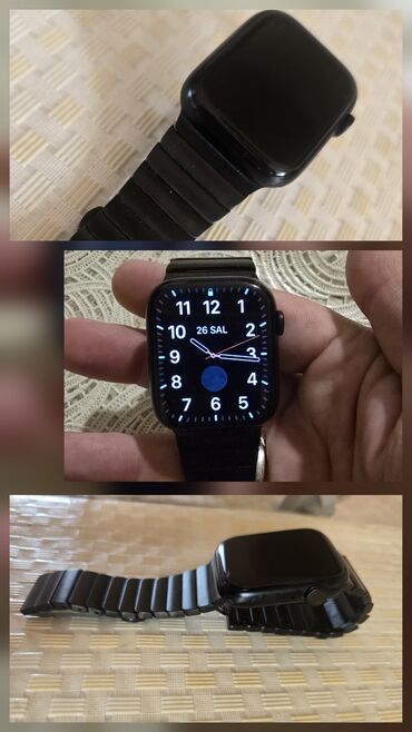 Смарт часы, Apple, Сенсорный экран, цвет - Черный