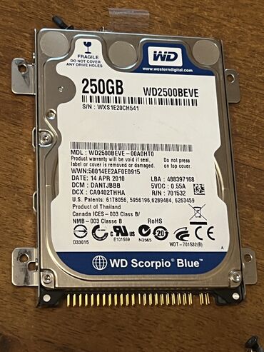 оперативная память ddr sdram: Маалымат алып жүрүүчү, Колдонулган, HDD, Ноутбук үчүн