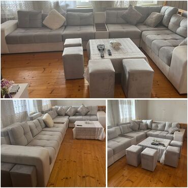Endirim‼️Kunc divan.qiymet 900 man.olcu 4.20/2.40. 4eded pufiki var